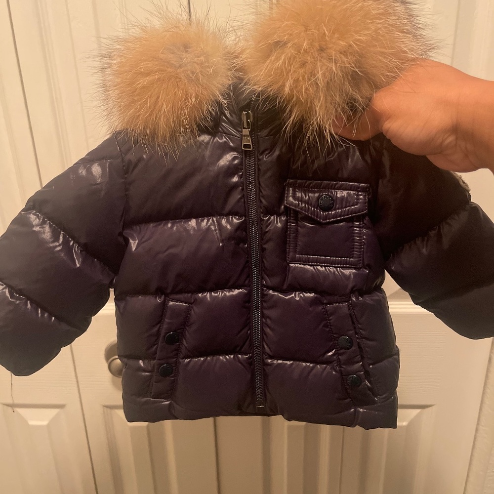 Blue Infant moncler coat